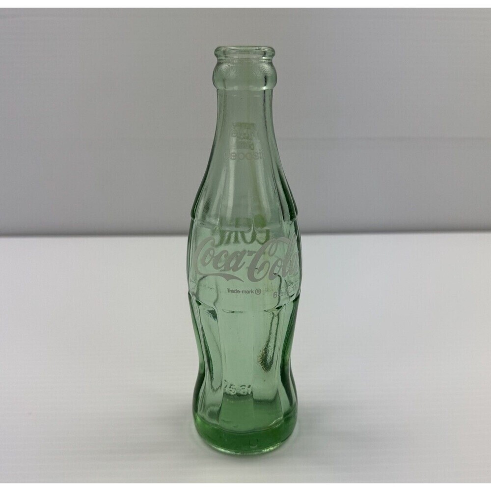 Vintage Coca-Cola 6.5 oz Green Glass Bottle Return for Deposit Rock Hill SC